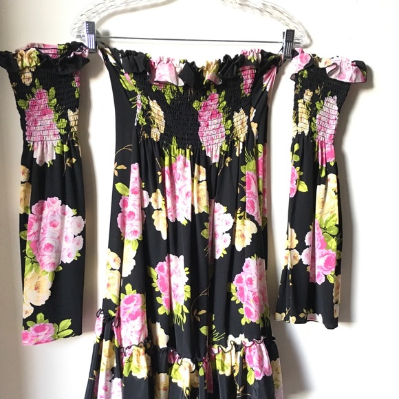 Betsey Johnson Short Dress Detached Sleeves Small - Picture 2 of 5